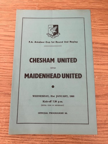Chesham united maidenhead - united, v