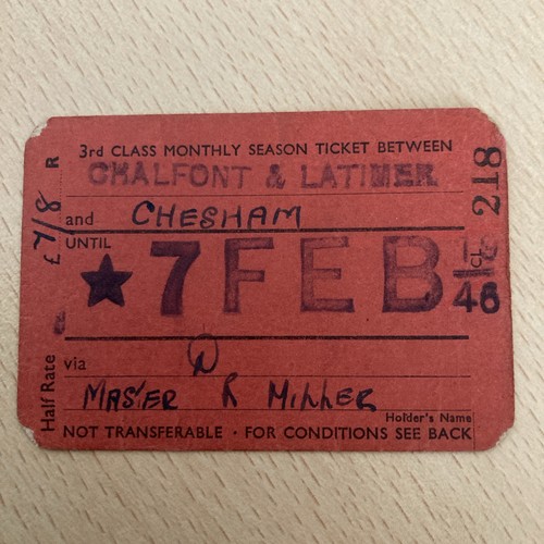 Railway ticket - ticket;., (