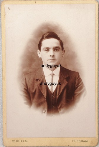 Cabinet card handsome young - card,