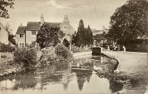 Chesham town bridge - bridge, looking